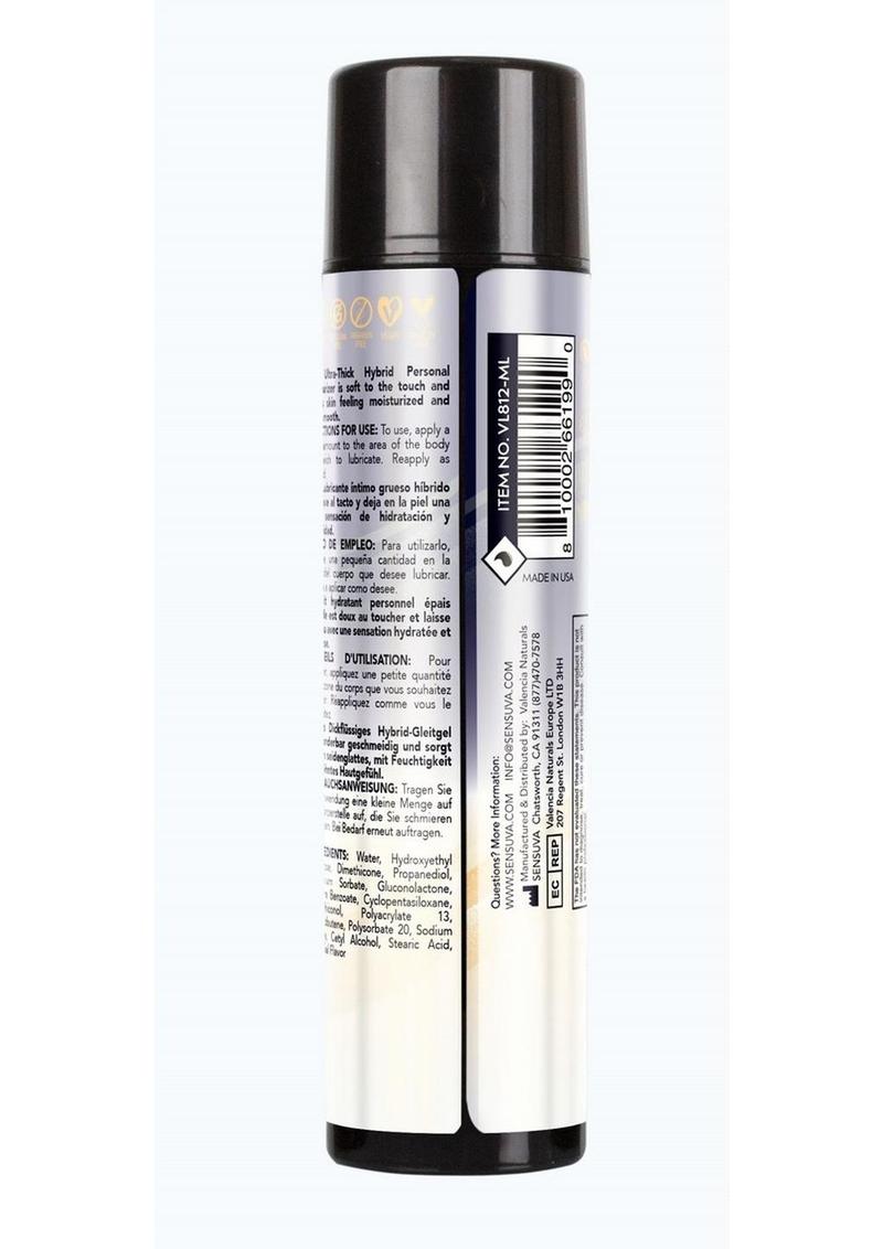 Sensuva Ultra Thick Anal Hybrid Personal Moisturizer