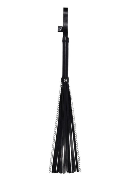 Leather Flogger with Chain