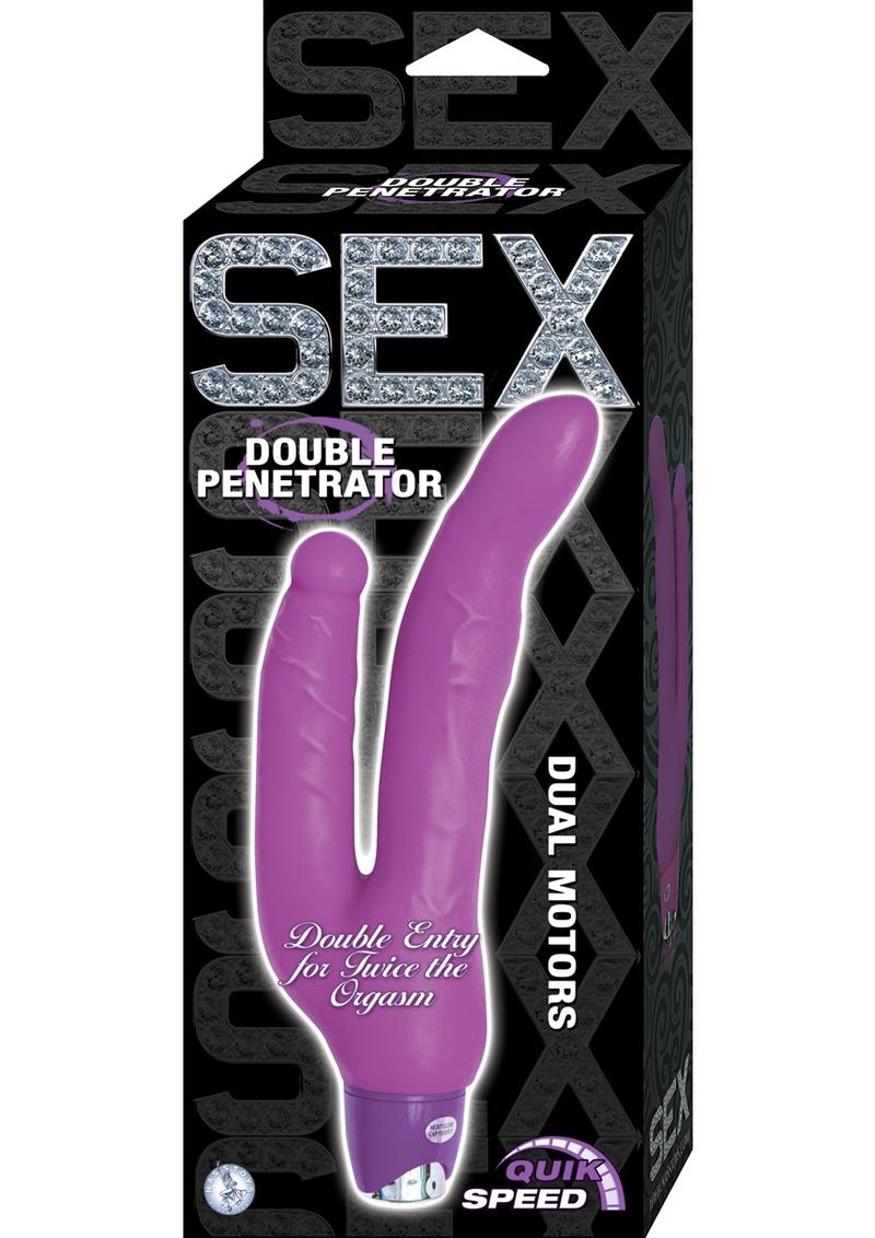 SEX Double Penetrator Vibrator with Dual Motors Stimulation