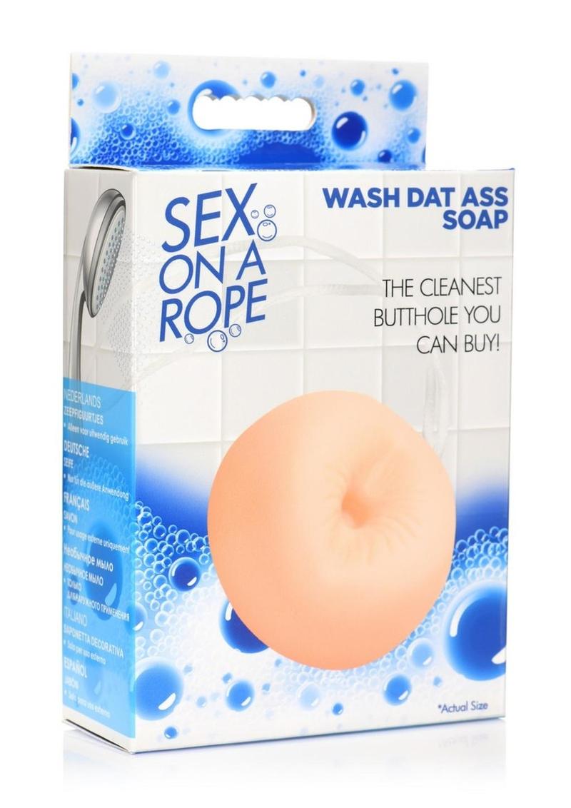 Sex On A Rope Wash Dat Ass Butt Hole Shaped Soap