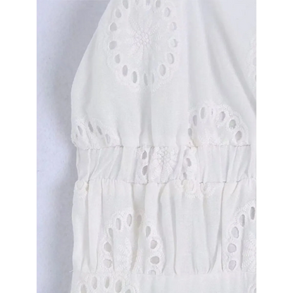Sexy Backless Lace Dress