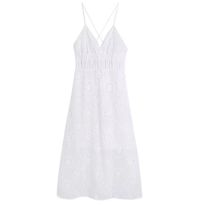 Sexy Backless Lace Dress