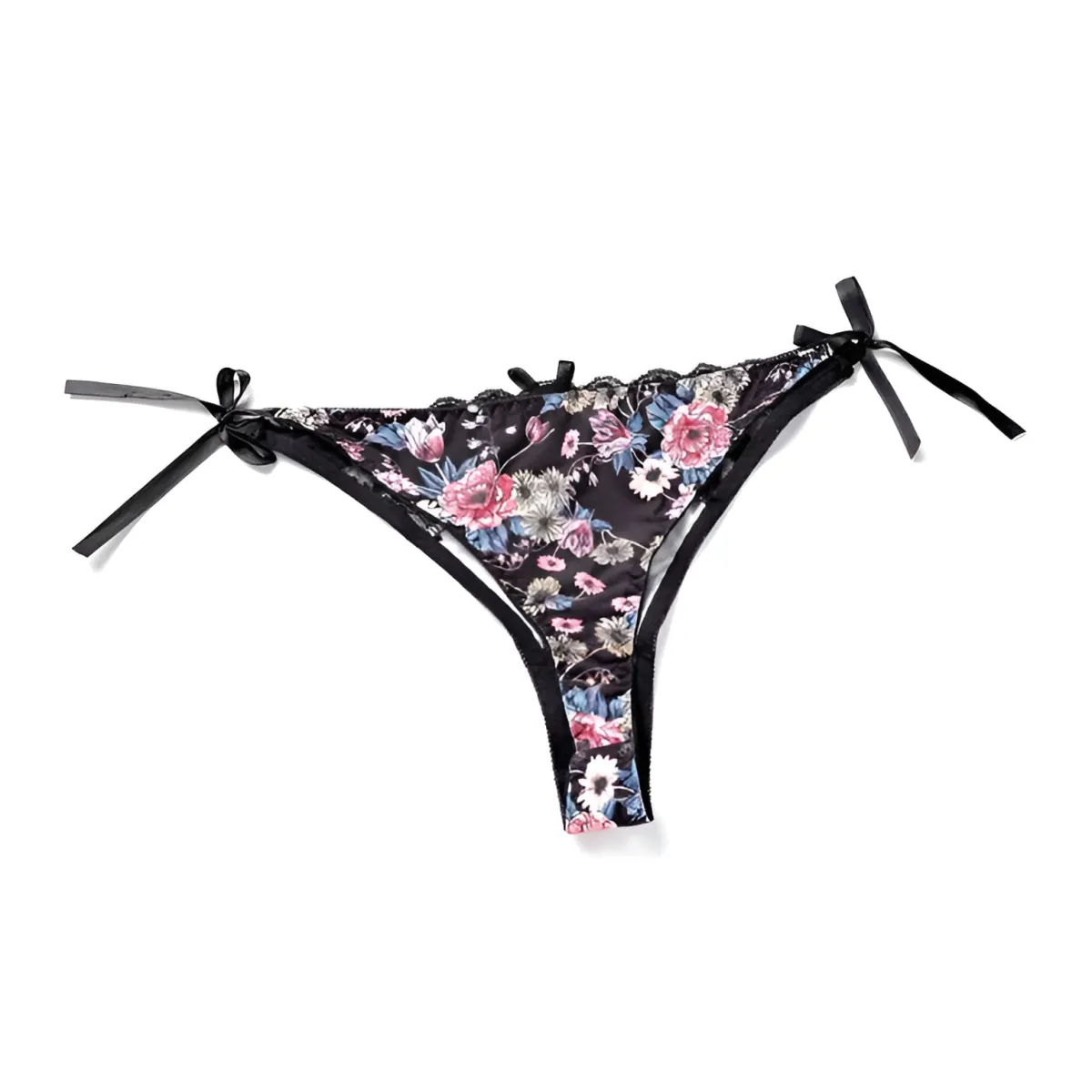 Sexy Floral Bra - Thong Set