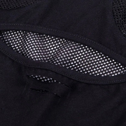 Sexy Hollow Open Chest Rivet T