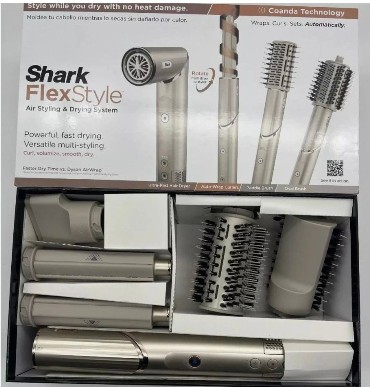 ShARK - FlexStyle Air Styling &amp; Drying System, Powerful Hair Blow Dryer and Multi-Styler