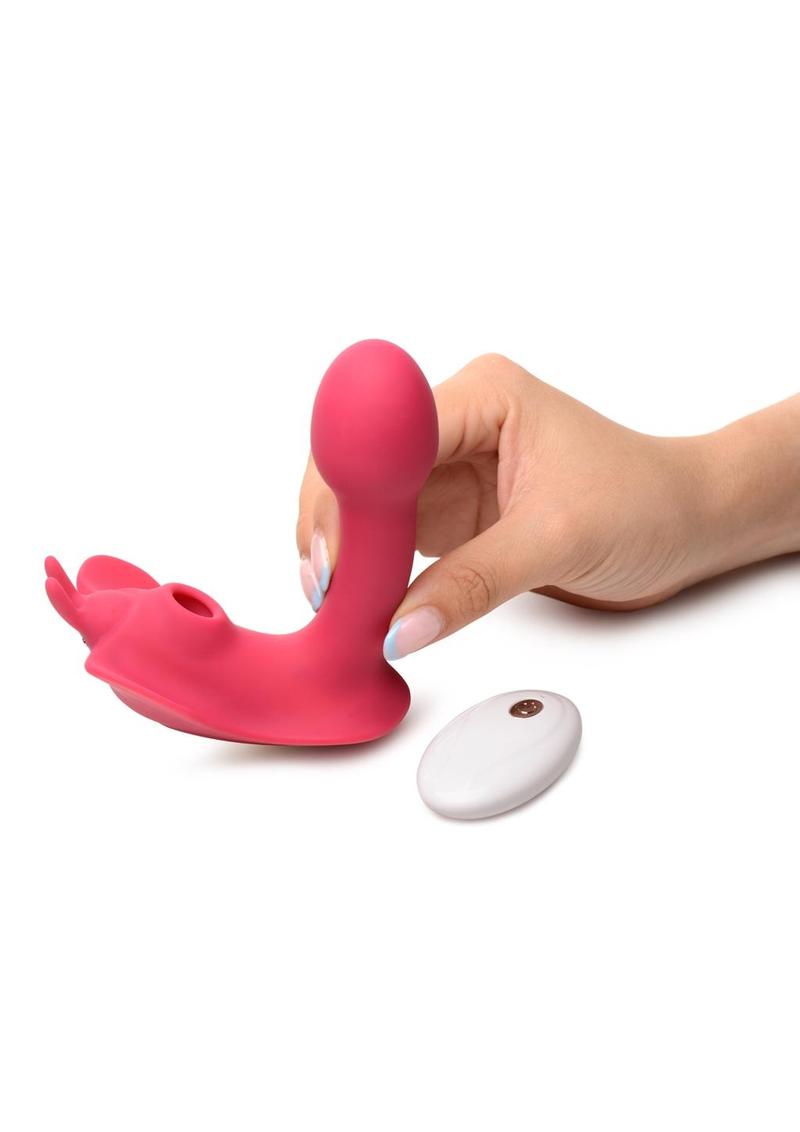 Shegasm Butterfly Tease 10X Clitoral Suction Silicone Stimulator