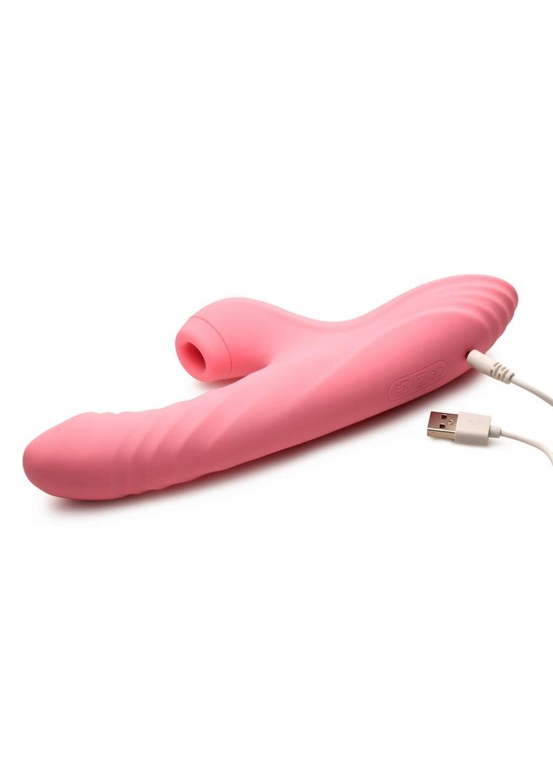 Shegasm Candy Thrusting And Sucking Rabbit Vibrator