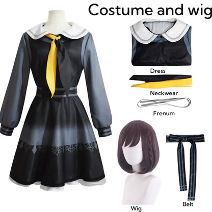 Shinonome Ena Cosplay Costume – Project Sekai School Uniform with Wig