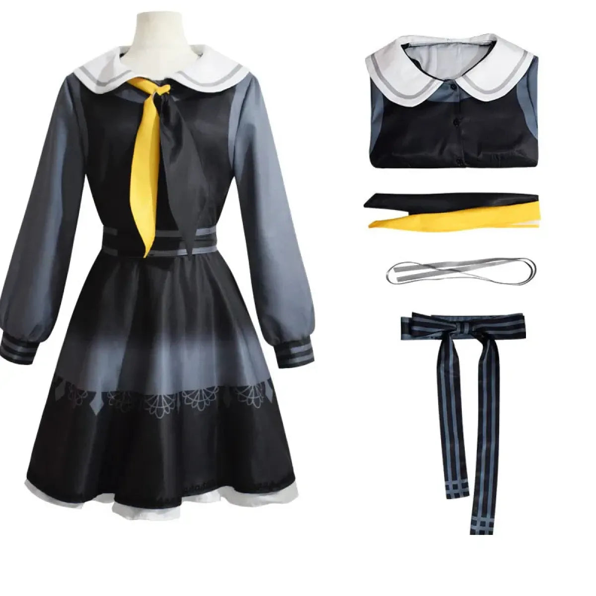 Shinonome Ena Cosplay Costume – Project Sekai School Uniform with Wig