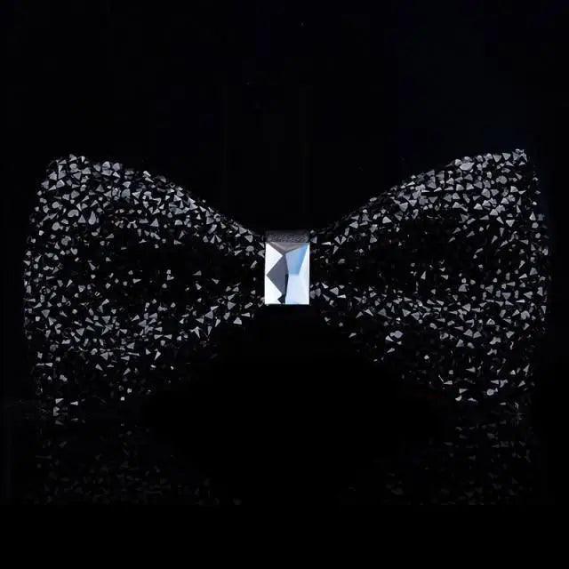 Shiny Butterfly Men Bowtie Sparkling Wedding Bridegroom Bow Ties  Adjustable Length Party Bowties