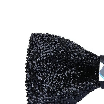 Shiny Butterfly Men Bowtie Sparkling Wedding Bridegroom Bow Ties  Adjustable Length Party Bowties