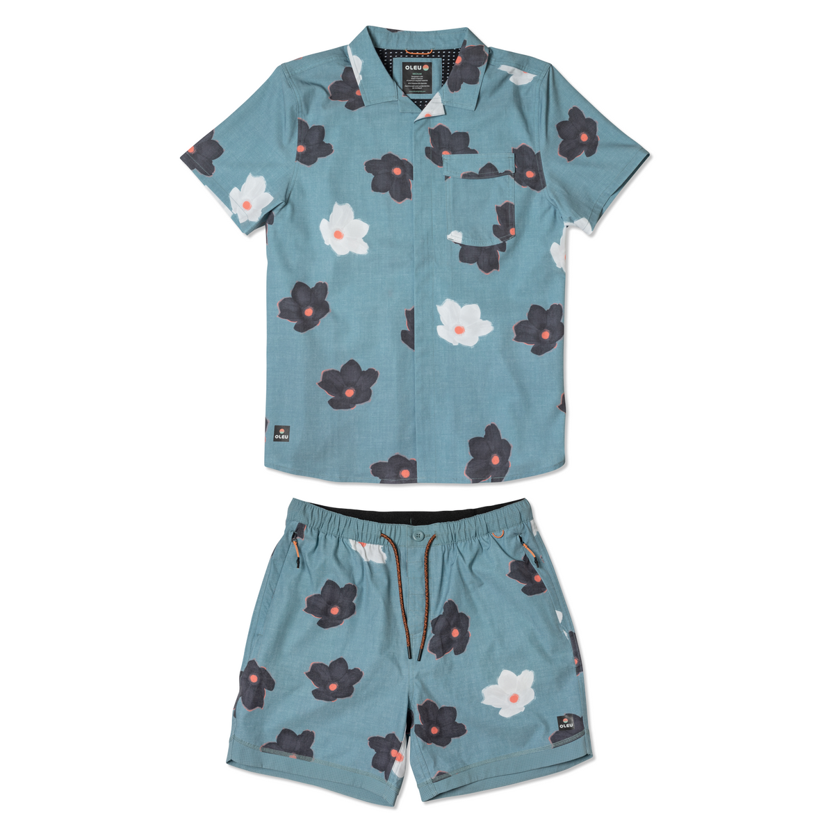 OLEU ALL-SHORT™ 6" INSEAM I 16.5" OUTSEAM - FLOATERS in PACIFIC