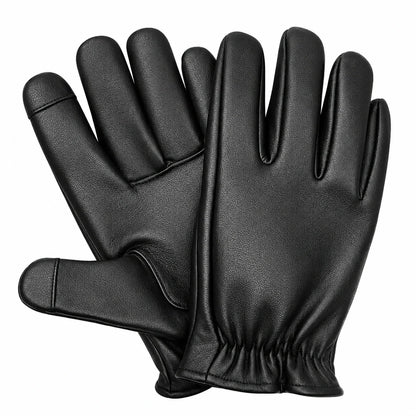 Short Wrist Touchscreen Deerskin Gloves