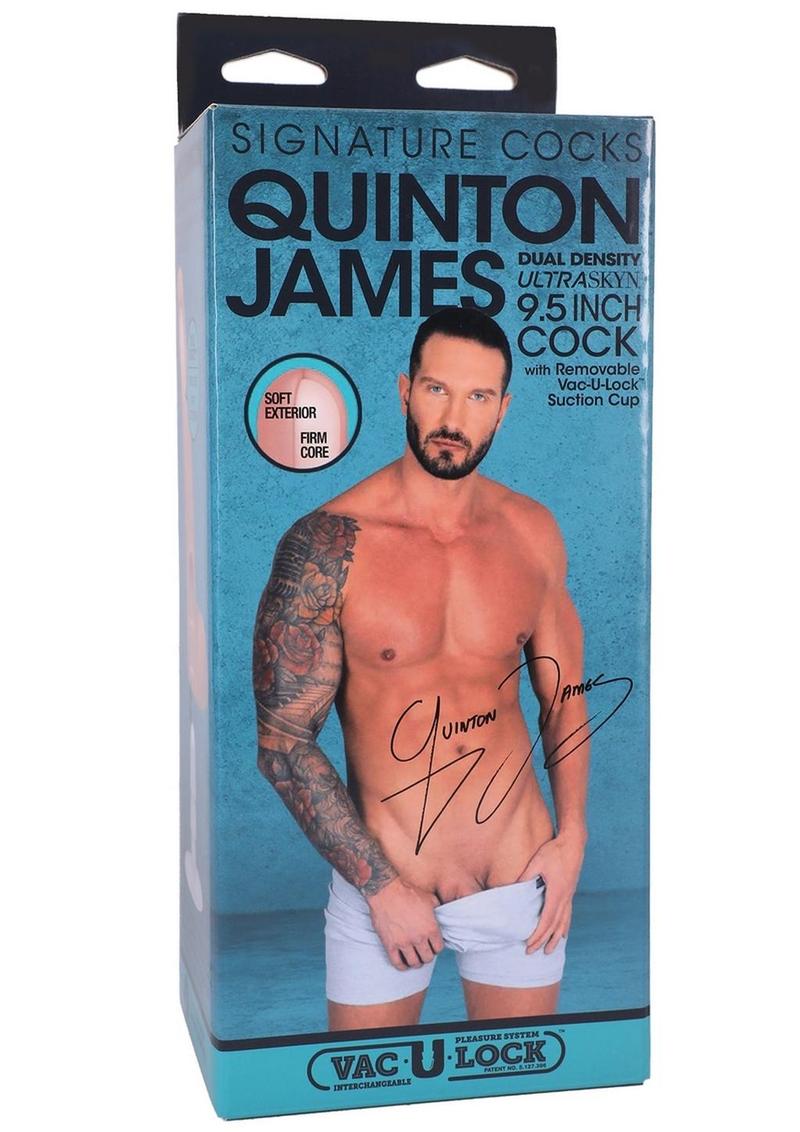 Quinton James Ultraskyn Dual Density With Removable Vac U-Lock Suction Cup