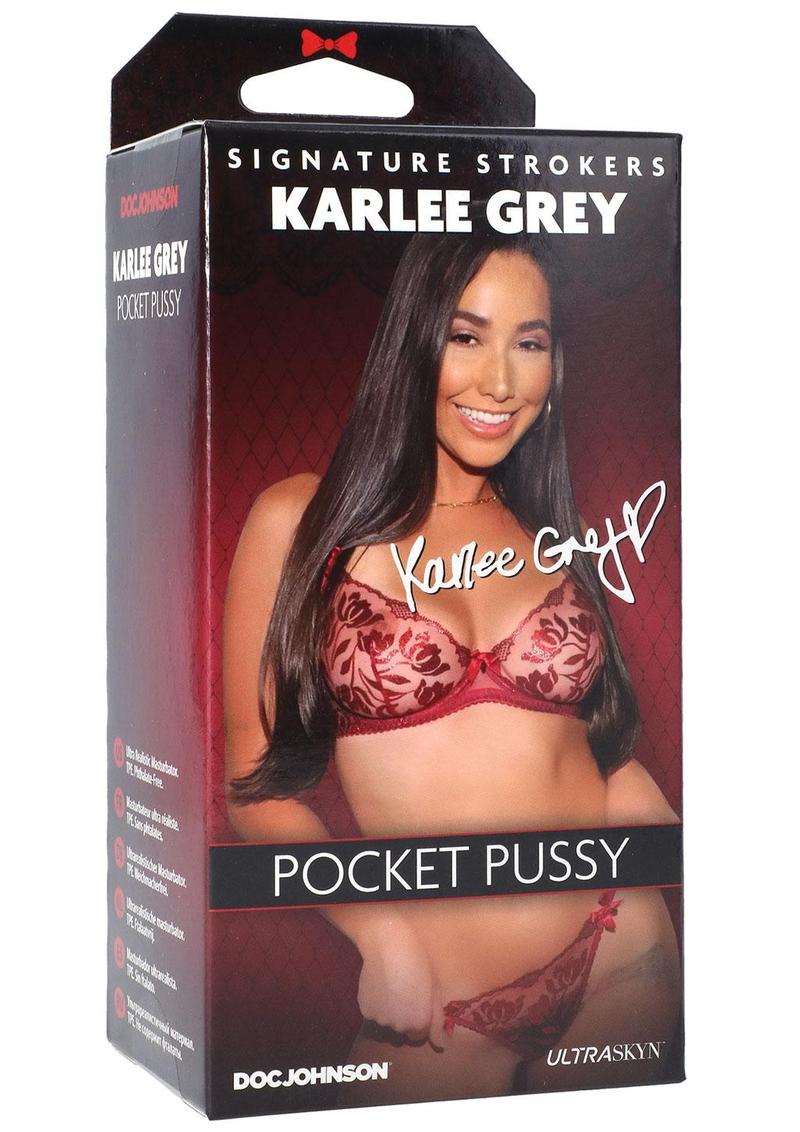 Signature Strokers Karlee Grey Ultraskyn Pocket Masturbator - Pussy