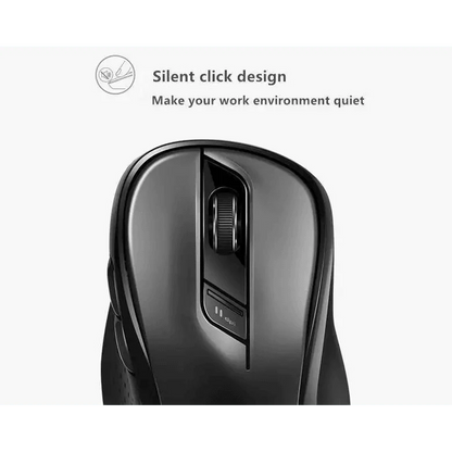 Silent Laptop Wireless Mouse Adjustable DPI Stylish Easy Switch Bluetooth 2.4GHz Mouse For Computer