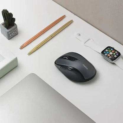 Silent Laptop Wireless Mouse Adjustable DPI Stylish Easy Switch Bluetooth 2.4GHz Mouse For Computer