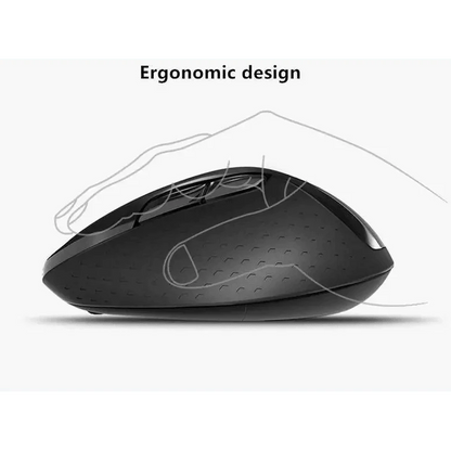 Silent Laptop Wireless Mouse Adjustable DPI Stylish Easy Switch Bluetooth 2.4GHz Mouse For Computer