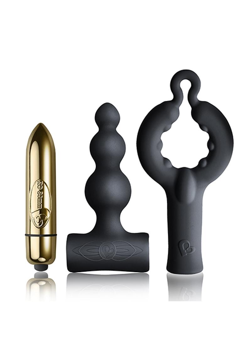 Silhouette Be Mine Set With Silicone Attachments Bullet Vibrator