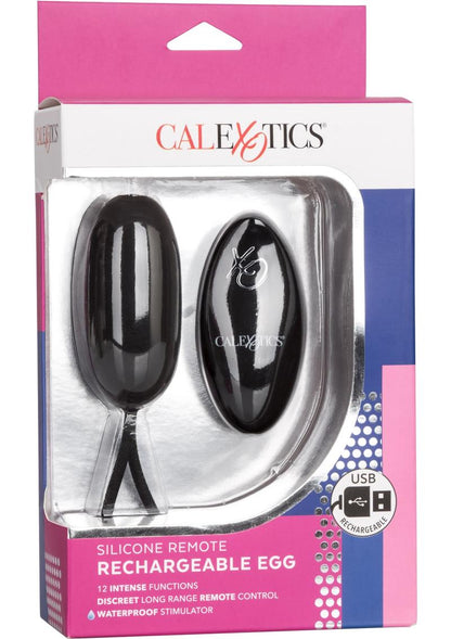 Silicone Rechargeable Egg With Remote Control Vibrators