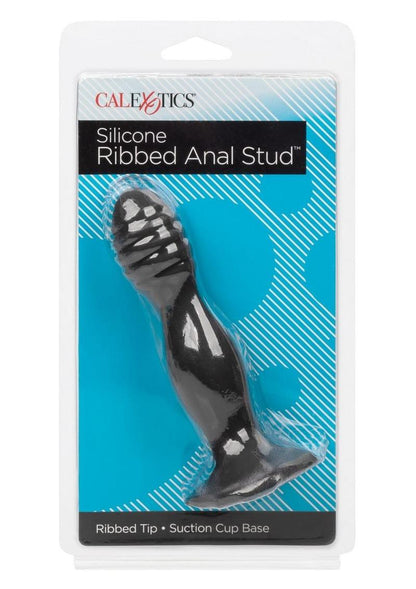 CalExotics Silicone Ribbed Anal Stud Suction Cup Base