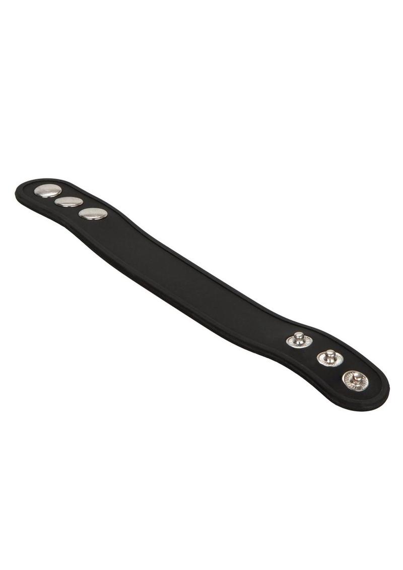 Silicone Tri Snap Erection Ring With Heavy Hardware