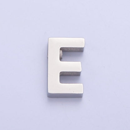 Silver Initial Alphabet Bead Charm For DIY Necklace Making, A-A1682-A-A1694