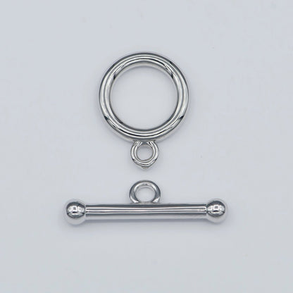 Silver Toggle Clasp For DIY Jewelry Making Necklace Bracelet Anklet  L-317