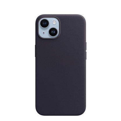 Simple Colorful Magnetic Leather Case For iPhone 14 Pro Max 14Pro 14 Plus Case Wireless Charging Drop Protect Cover Simple Hard Leather Solid Color Protective Cover For iPhone