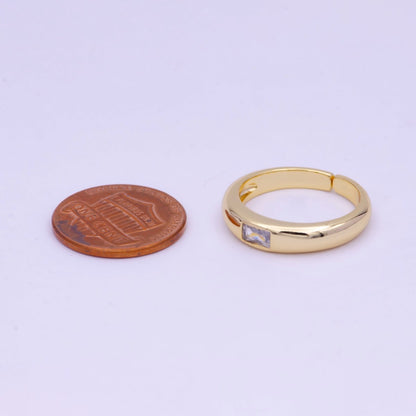 Simple Gold Filled Ring Minimalist Wedding Ring U-265