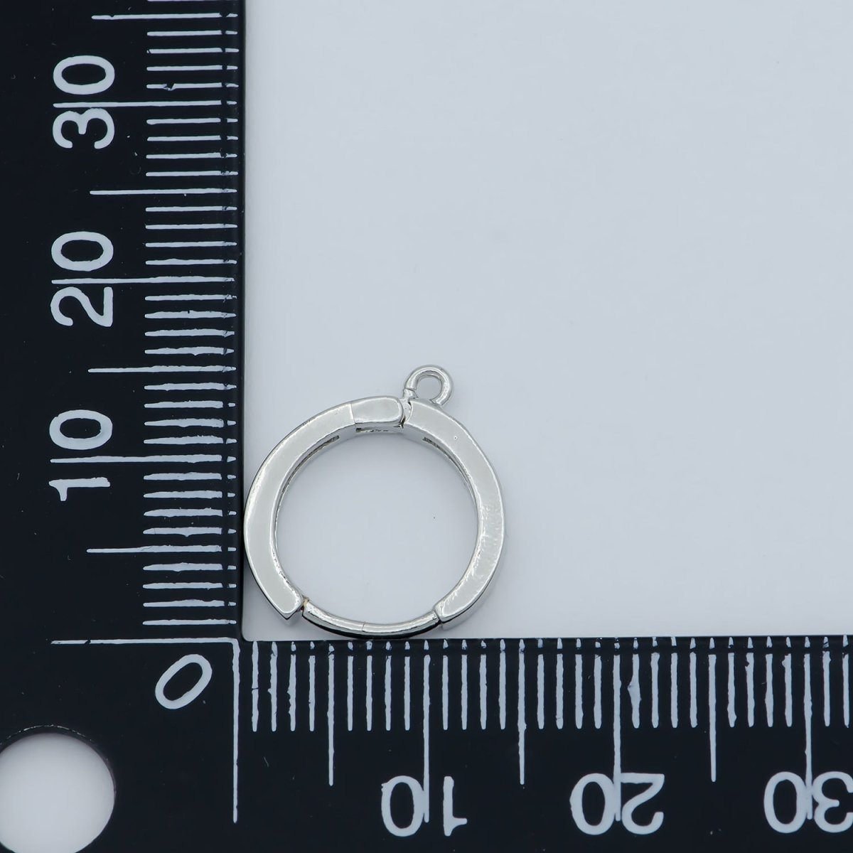 Simple Minimalist Circle Round Earring Huggies DIY Jewelry Making Earring Making L-384 L-385