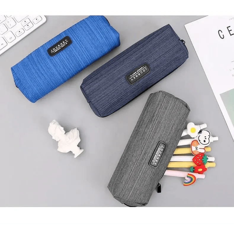 Simple Small Square Waterproof Pencil Case Stationery Case For Students Unique Pencil School Case