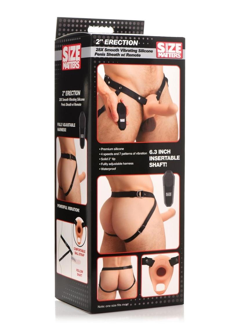 Erection Smooth Vibrating Silicone Penis Sheath With Remote
