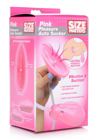 Size Matters Pink Pleasure Auto Sucker Pussy Pump
