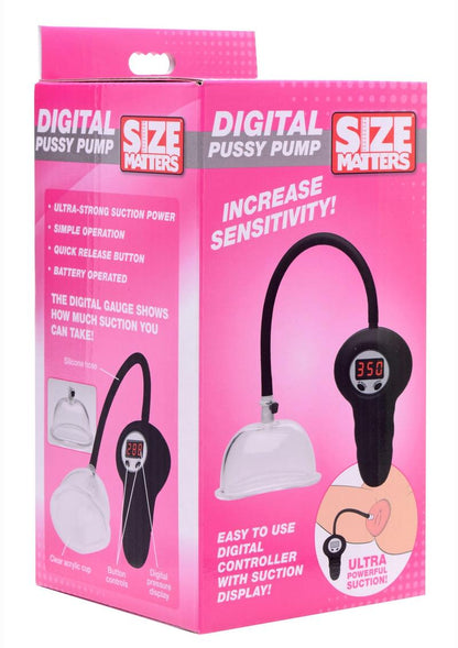 Size Matters Digital Pussy Pump Ultra Powerful Suction