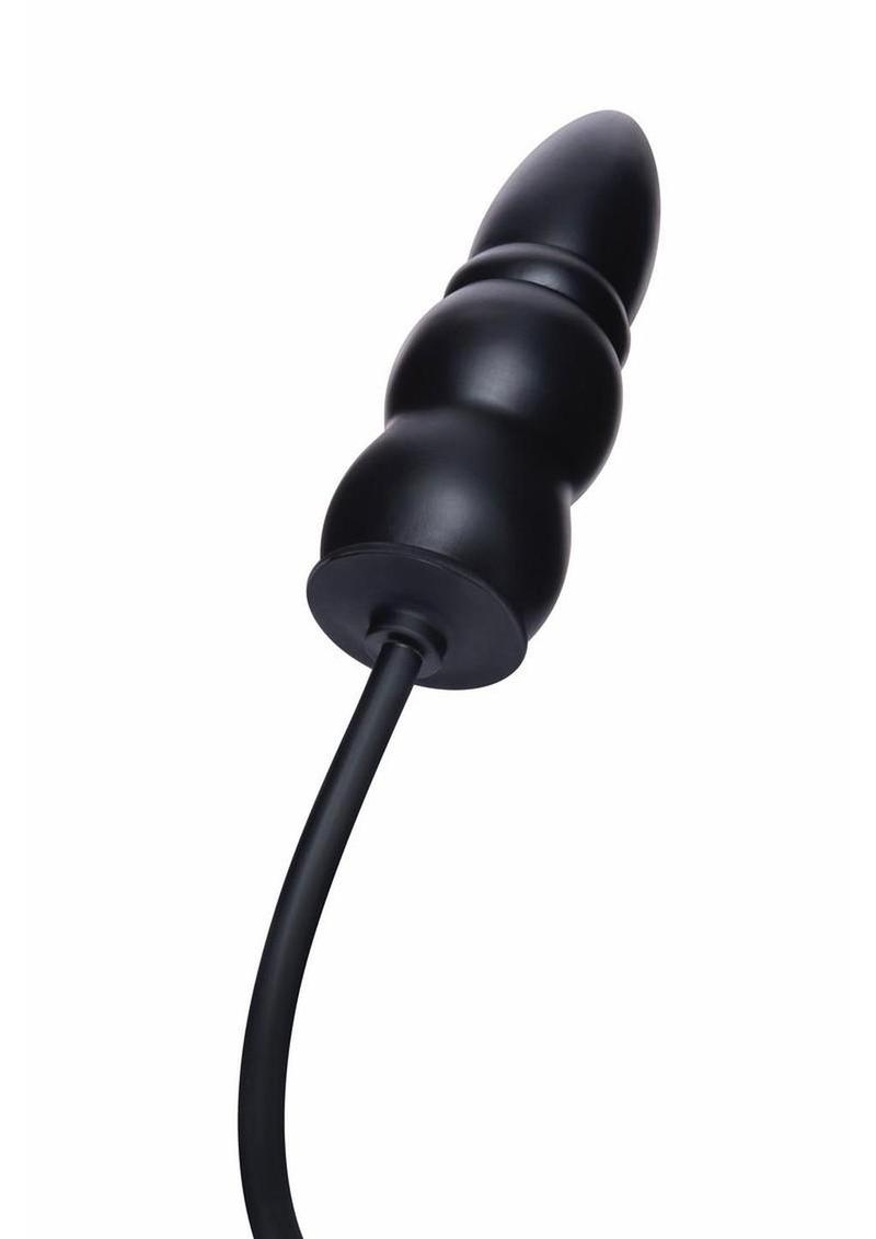 Size Up Silicone Ripple Inflatable Butt Plug