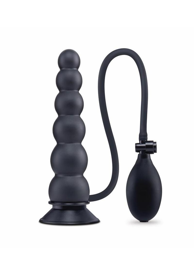 Size Up Silicone Ripple Inflatable Butt Plug