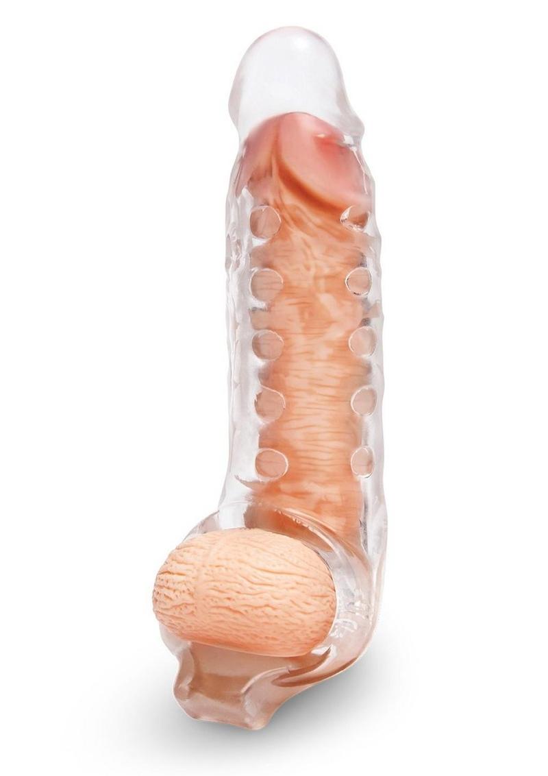 Size Up Studded Clear View Stretch Penis Extender