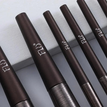 Sizzling 11/8pcs Natural Hair Green Makeup Brushes Foundation Powder Eyeshadow Eyebrow Brush Set Profesional Cosmetic Tool
