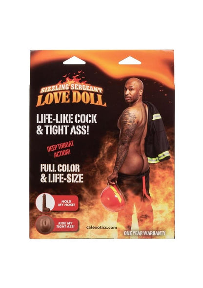 Sizzling Sergeant Love Doll Life-Size Full Color Firefighter Fantasy