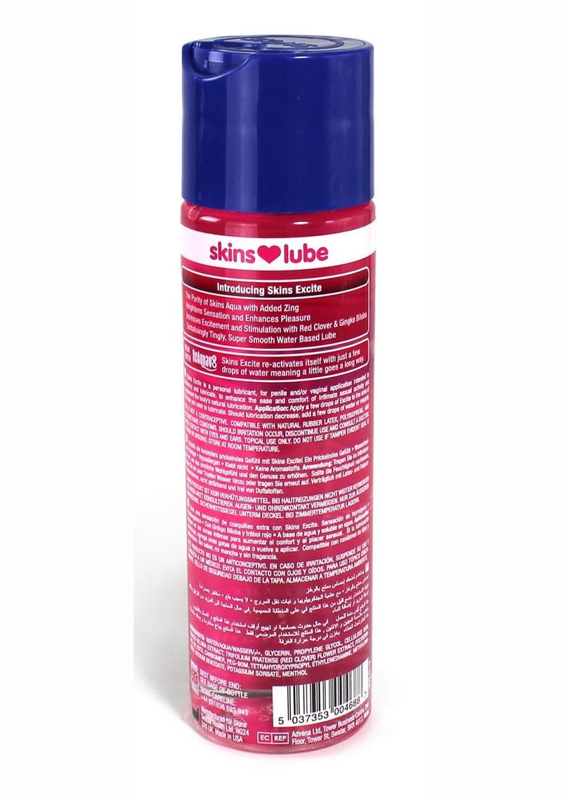 Skins Excite Tingling Water Based Lubricant