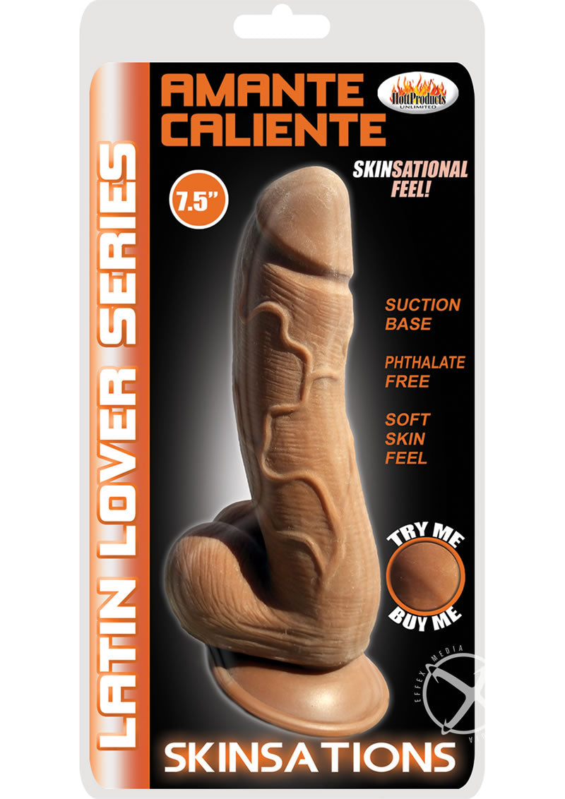Skinsations Amante Caliente Realistic Dildo with Suction Base