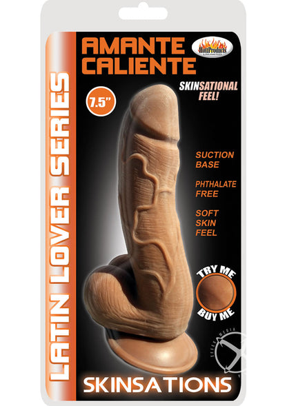 Skinsations Amante Caliente Realistic Dildo with Suction Base
