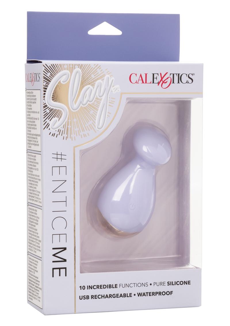 Slay EnticeMe Rechargeable Silicone Vibrating Mini Wand Massager