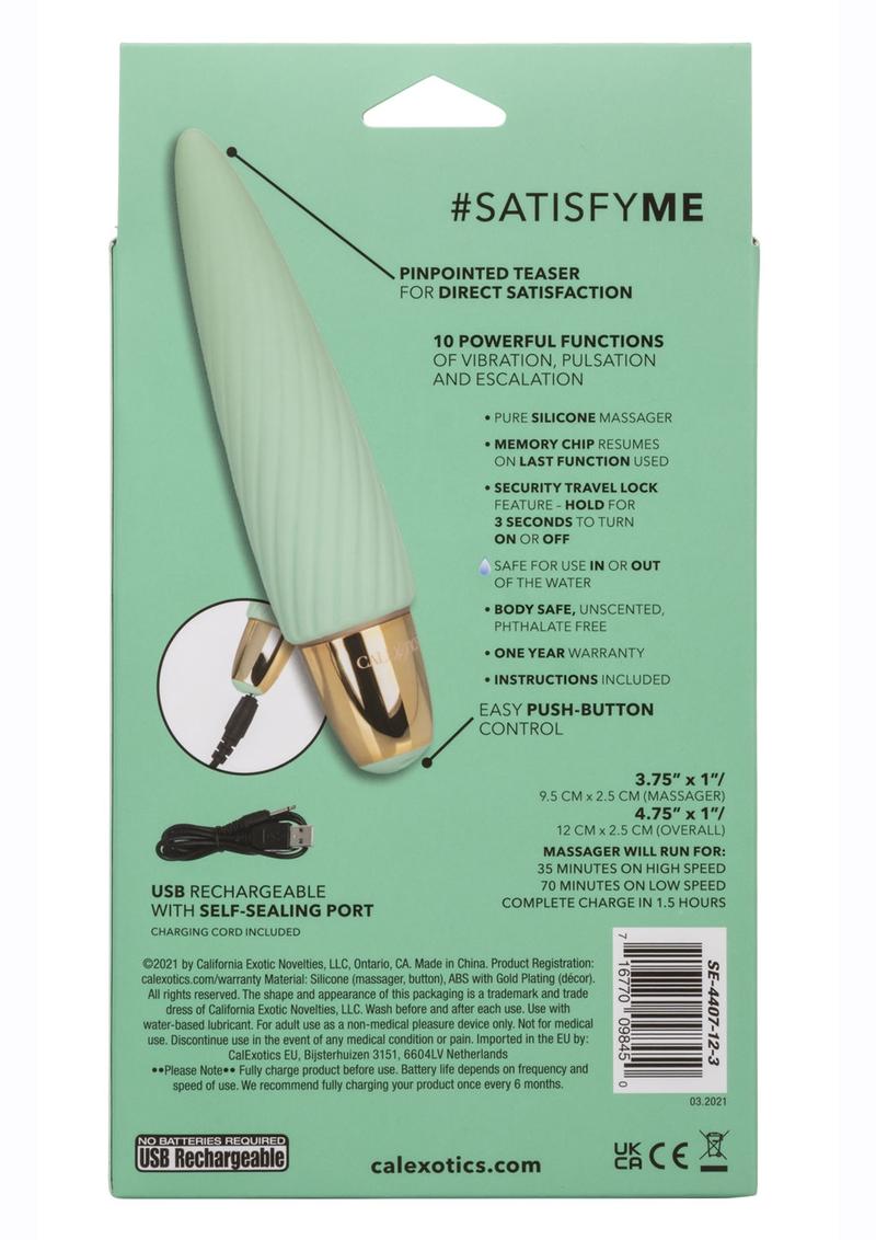 Slay SatisfyMe Rechargeable Silicone Bullet Vibrator