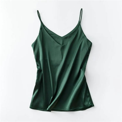 Sleeveless V-Neck Tops