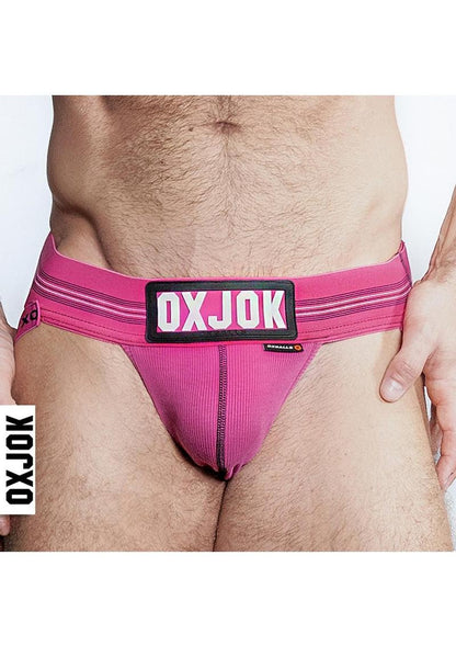 OXJOK Geared For Play Pink Jockfit Rubber Stretch Bulge