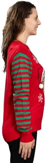 Sloth Santa Hat Hanging on Gift Ball Ornament Women&