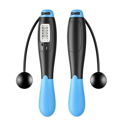 Smart Creative Counting Skipping Rope Wireless Skip Rope Electronic Digital Lose Weight Cordless Jump Ropes Weighted Cordless Jump Rope For Fitness Jump Rope Counter Adjustable Speed Skipping Rope For Men Women