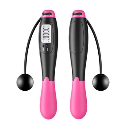 Smart Creative Counting Skipping Rope Wireless Skip Rope Electronic Digital Lose Weight Cordless Jump Ropes Weighted Cordless Jump Rope For Fitness Jump Rope Counter Adjustable Speed Skipping Rope For Men Women